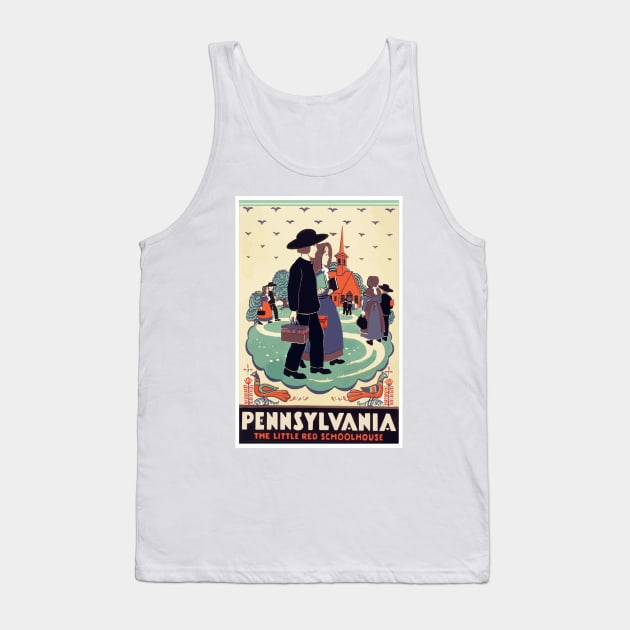 Pennsylvania Schoolhouse Tank Top by Yaelledark